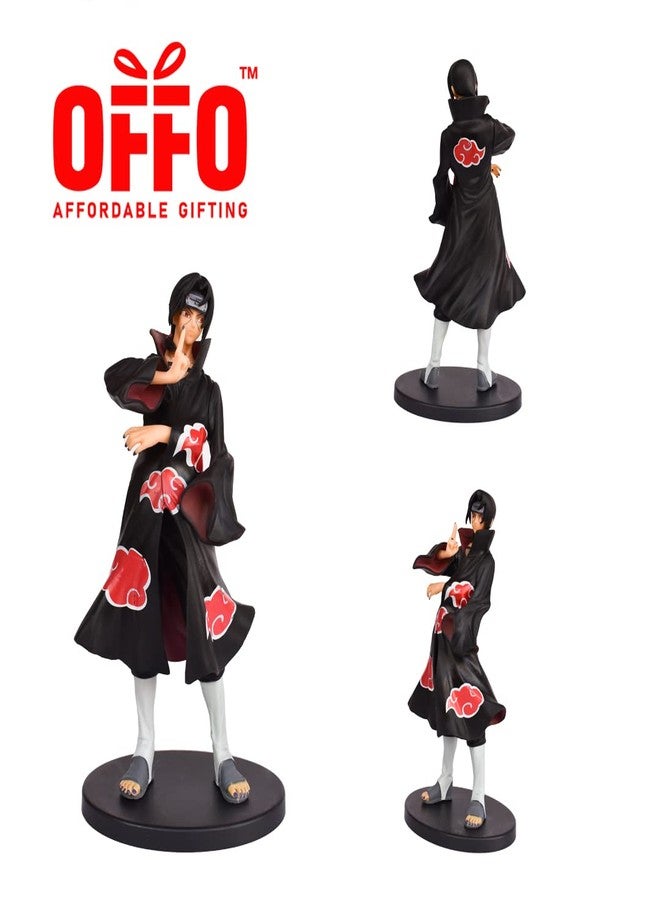 Offo Itachi Uchiha Action Figure (21.5cm) Premium Naruto Collectible Anime Statue PVC Figurine For Fans, Kids & Teens | Ideal Gift For Birthdays, Desk, Home Decor & Display Shelf,Multicolour - Image 4